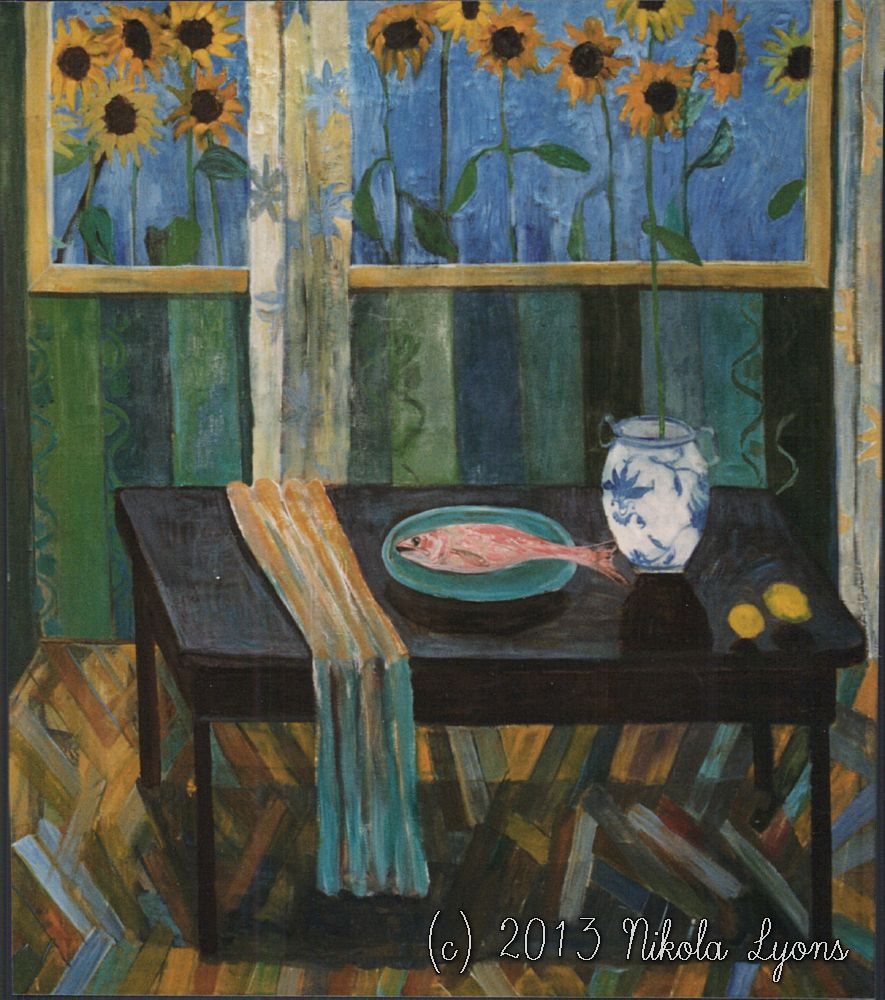 Nikola Lyons: Sunflowers In The Window